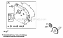 Crankcase Cover Cam Diagram and Parts List for  Briggs and Stratton Engine